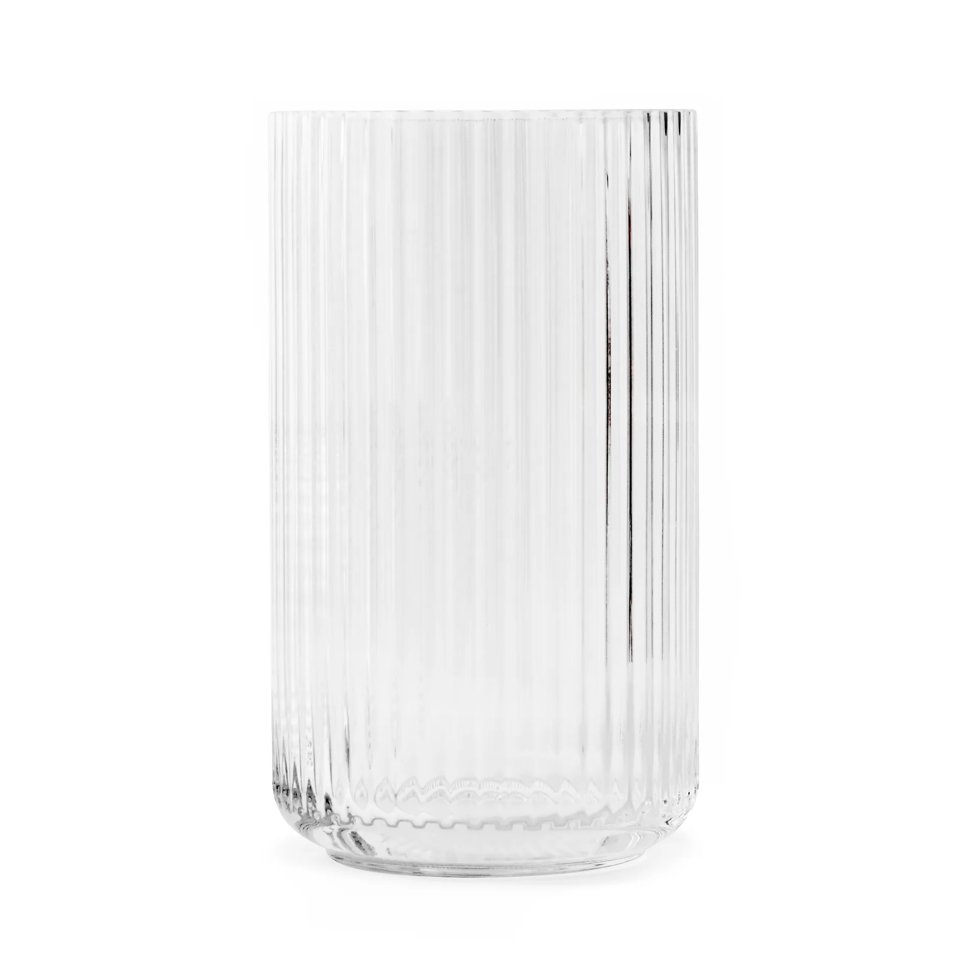 Jarrón Lyngby, vidrio transparente, 25 cm Lyngby Porcelæn