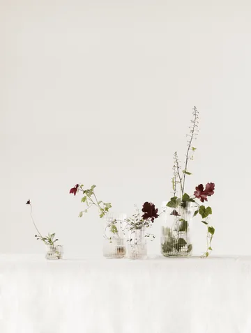 Jarrón Lyngby, vidrio transparente - 25 cm - Lyngby Porcelæn