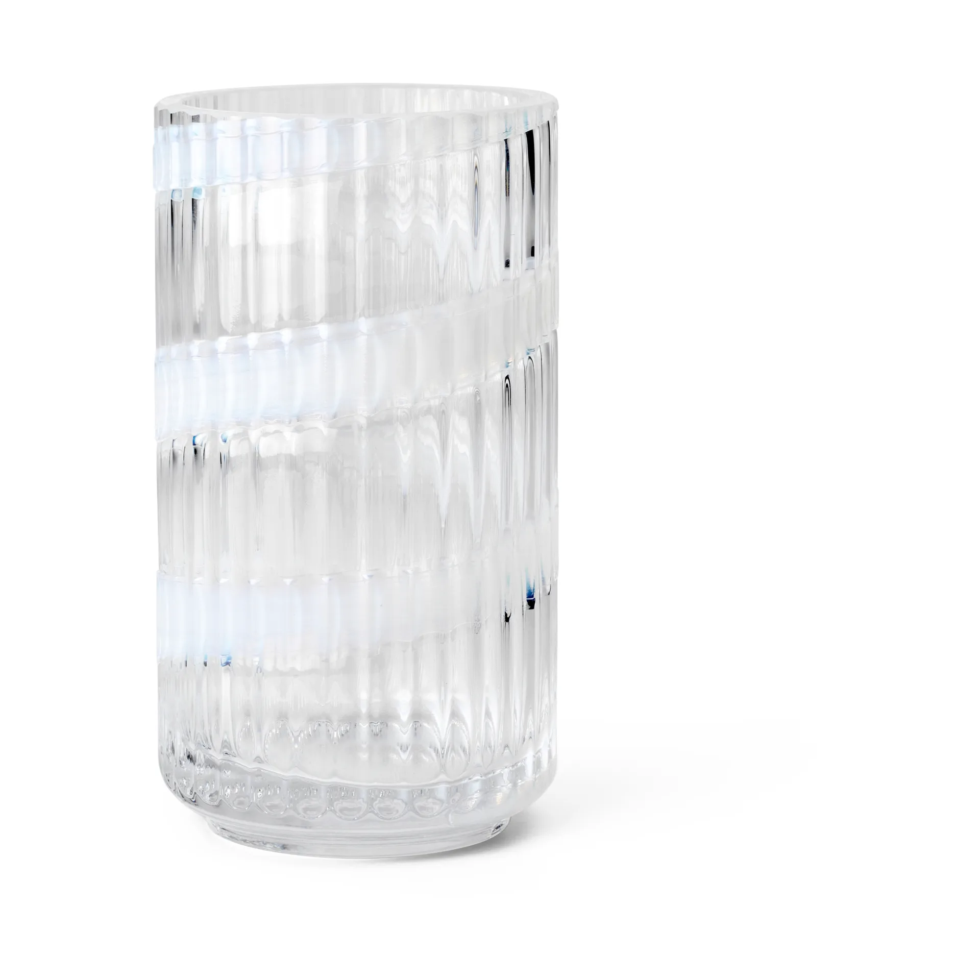 Jarrón Lyngby, White swirl, 15,5 cm Lyngby Porcelæn