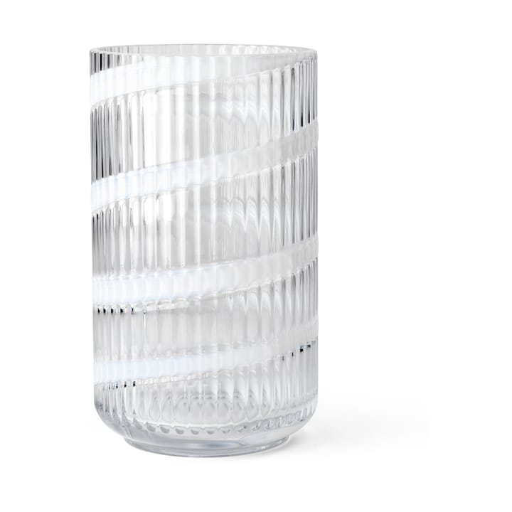 Jarrón Lyngby - White swirl, 25 cm - Lyngby Porcelæn