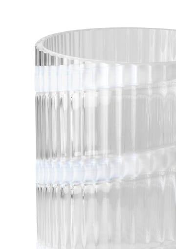 Jarrón Lyngby - White swirl, 25 cm - Lyngby Porcelæn
