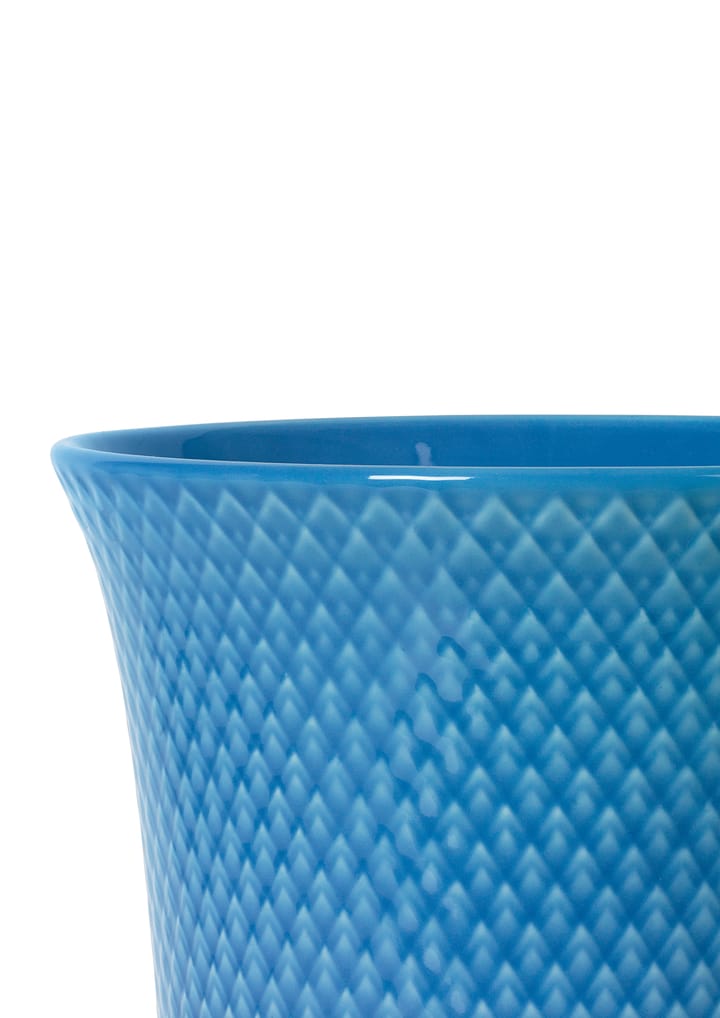 Jarrón Rhombe 20 cm, Azul Lyngby Porcelæn