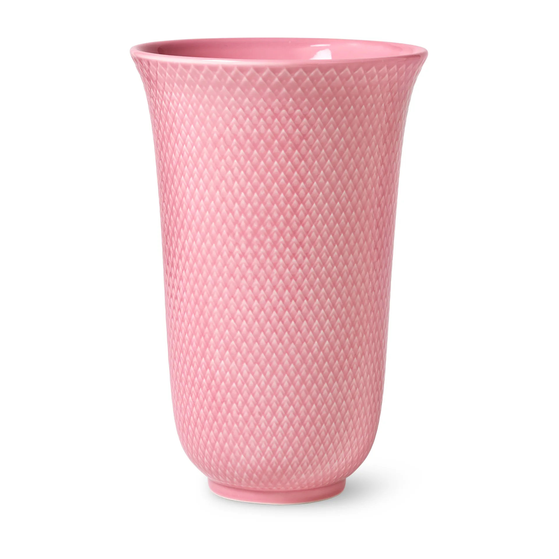 Jarrón Rhombe 20 cm, Rosa Lyngby Porcelæn