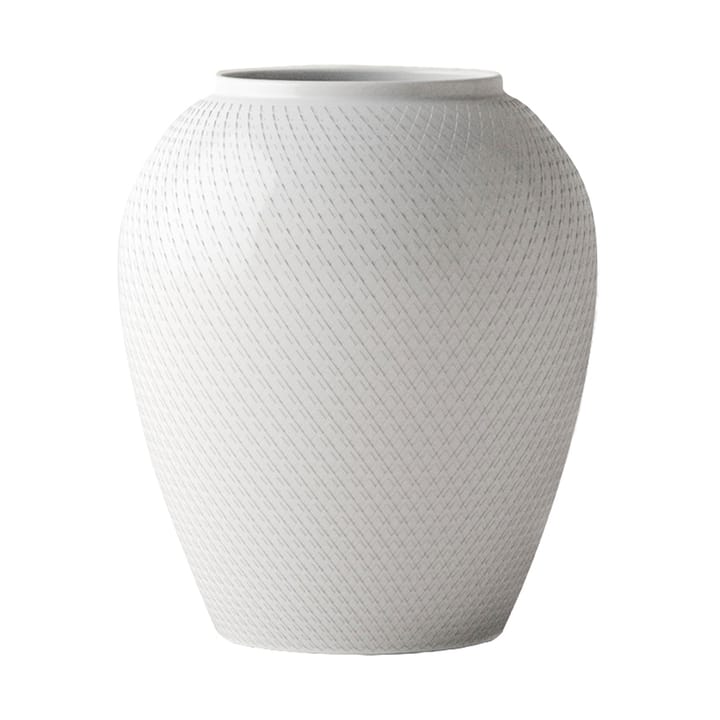 Jarrón Rhombe Ø21,5 cm - Blanco - Lyngby Porcelæn