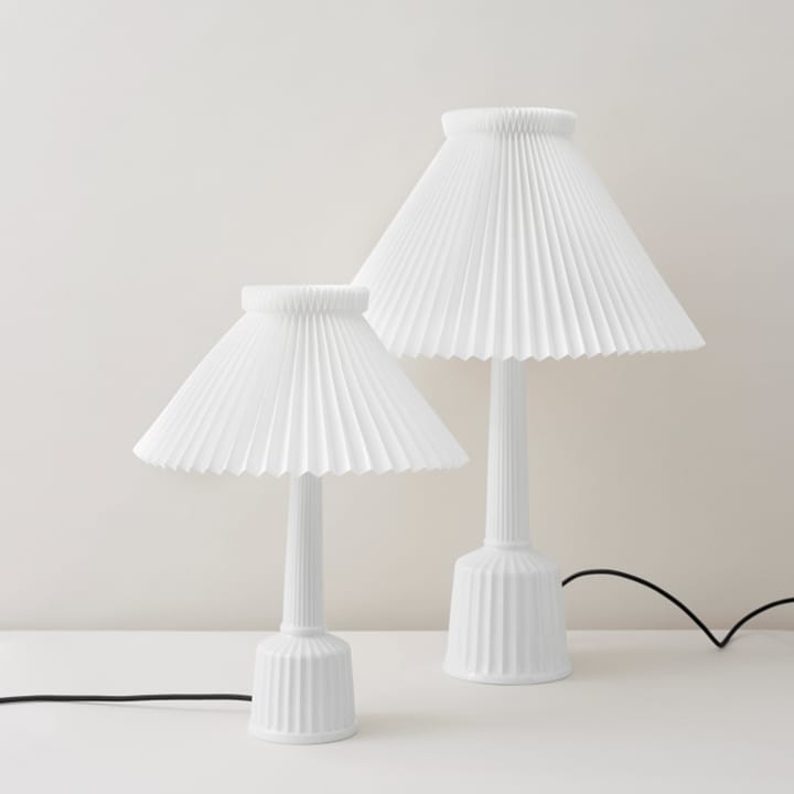 Lámpara de mesa Espatas klint, Blanco, altura 65 cm Lyngby Porcelæn