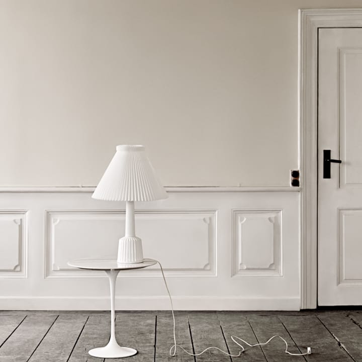 Lámpara de mesa Espatas klint, Blanco, altura 65 cm Lyngby Porcelæn