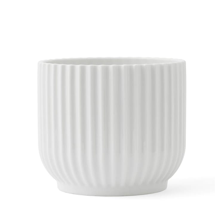 Maceta Lyngby, blanco - Ø11,5 cm - Lyngby Porcelæn