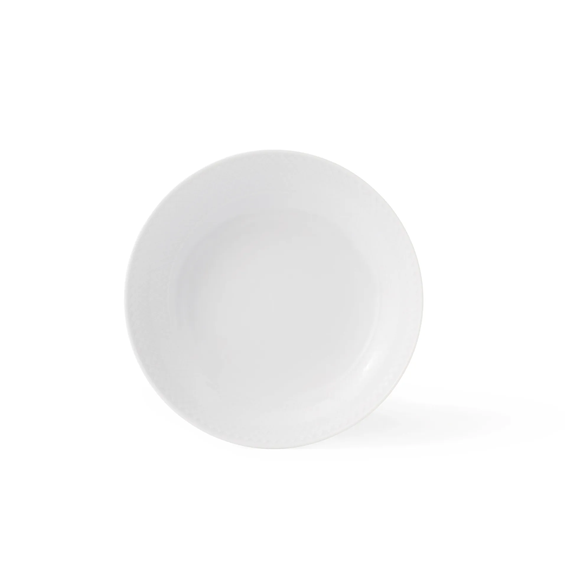Plato hondo Rhombe blanco, Ø 20 cm Lyngby Porcelæn