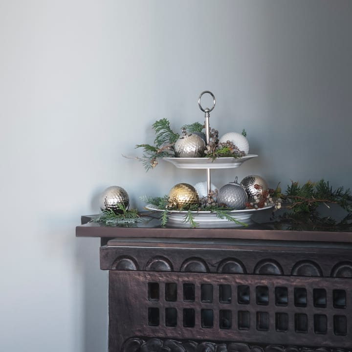 Plato para tarta Rhombe Ø 27 cm, blanco Lyngby Porcelæn