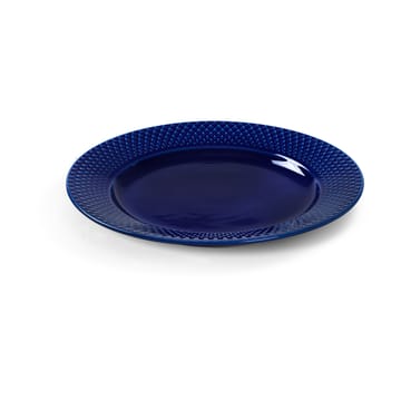 Plato Rhombe Ø23 cm - azul oscuro - Lyngby Porcelæn