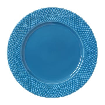Plato Rhombe Ø27 cm - azul - Lyngby Porcelæn