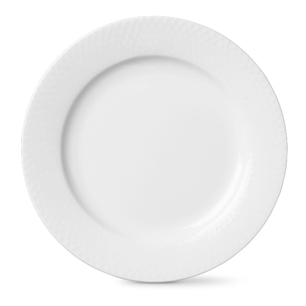 Plato Rhombe blanco - Ø 23 cm - Lyngby Porcelæn