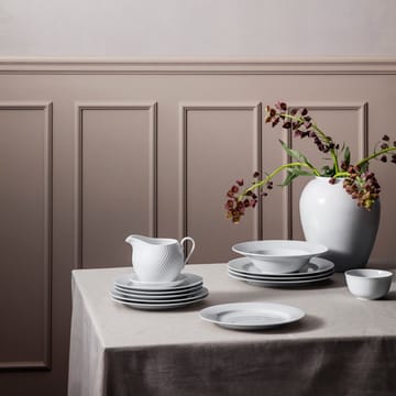 Plato Rhombe blanco - Ø 23 cm - Lyngby Porcelæn