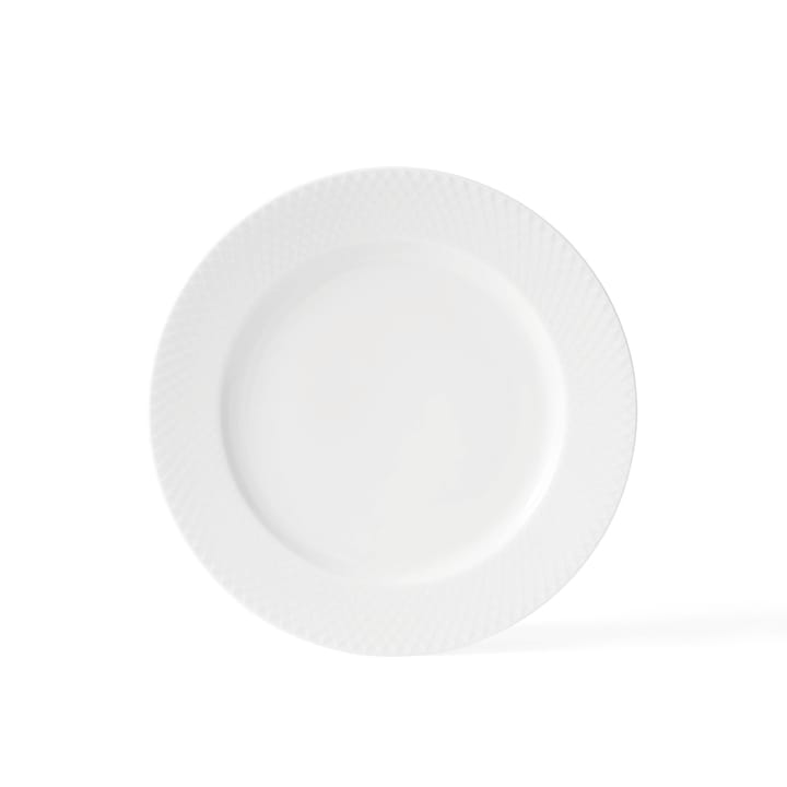 Plato Rhombe blanco - Ø 27 cm - Lyngby Porcelæn