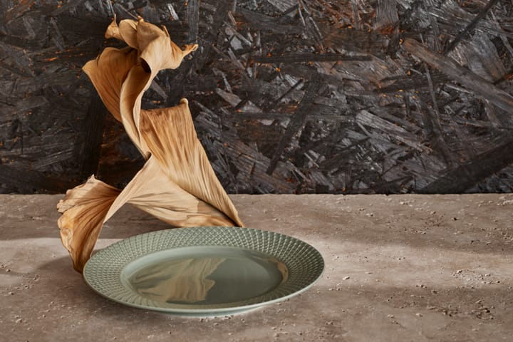 Plato Rhombe Earth Ø21 cm, Moss Lyngby Porcelæn