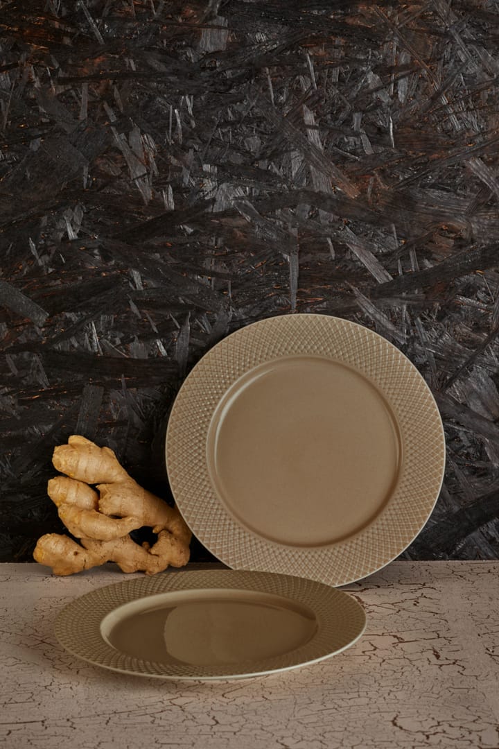 Plato Rhombe Earth Ø23 cm, Clay Lyngby Porcelæn