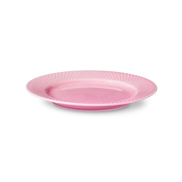 Plato Rhombe rosa, 21 cm Lyngby Porcelæn