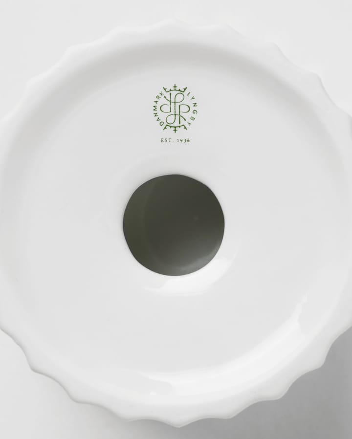 Portavelas Lyngby Tura Ø8 cm, blanco Lyngby Porcelæn