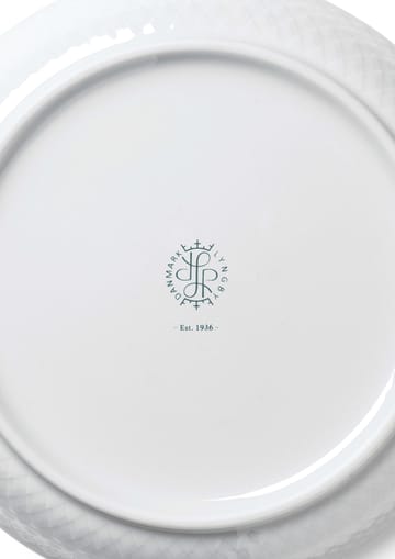 Rhombe Plato de postre Ø16 cm - Blanco - Lyngby Porcelæn