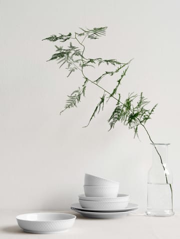 Rhombe Plato de postre Ø16 cm - Blanco - Lyngby Porcelæn
