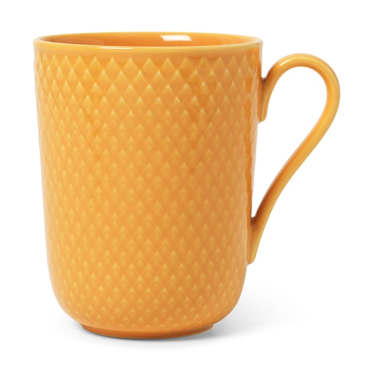 Taza con asa Rhombe 33 cl - amarillo - Lyngby Porcelæn
