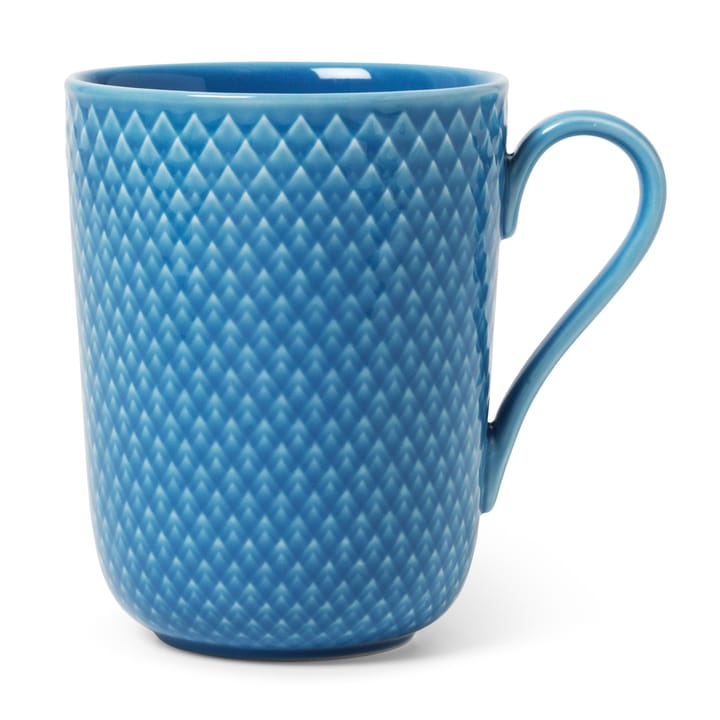 Taza con asa Rhombe 33 cl - azul - Lyngby Porcelæn