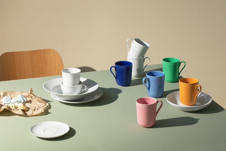 Taza con asa Rhombe 33 cl, Rosa Lyngby Porcelæn