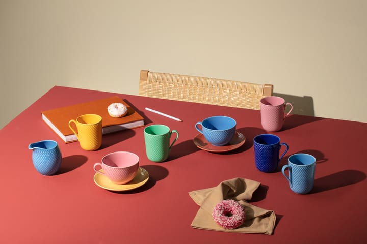 Taza con asa Rhombe 33 cl, Rosa Lyngby Porcelæn