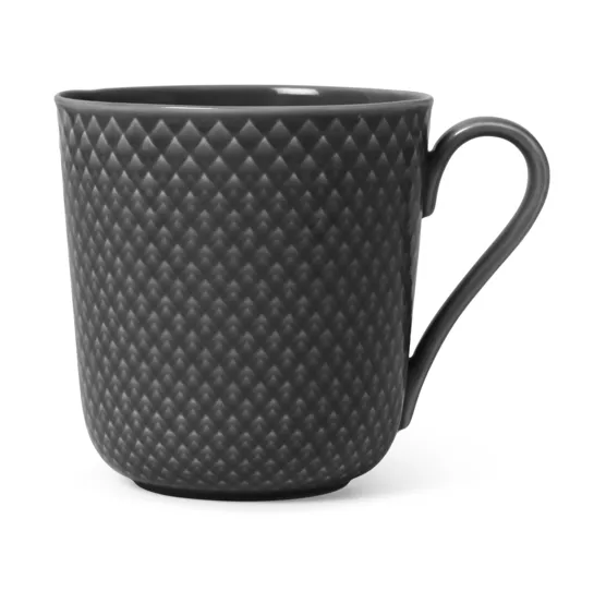 Taza Rhombe Earth 39 cl, Slate Lyngby Porcelæn