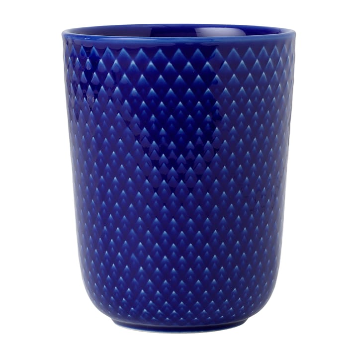 Taza sin asa Rhombe 33 cl - azul oscuro - Lyngby Porcelæn