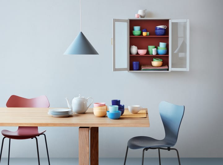 Taza sin asa Rhombe 33 cl, turquesa Lyngby Porcelæn