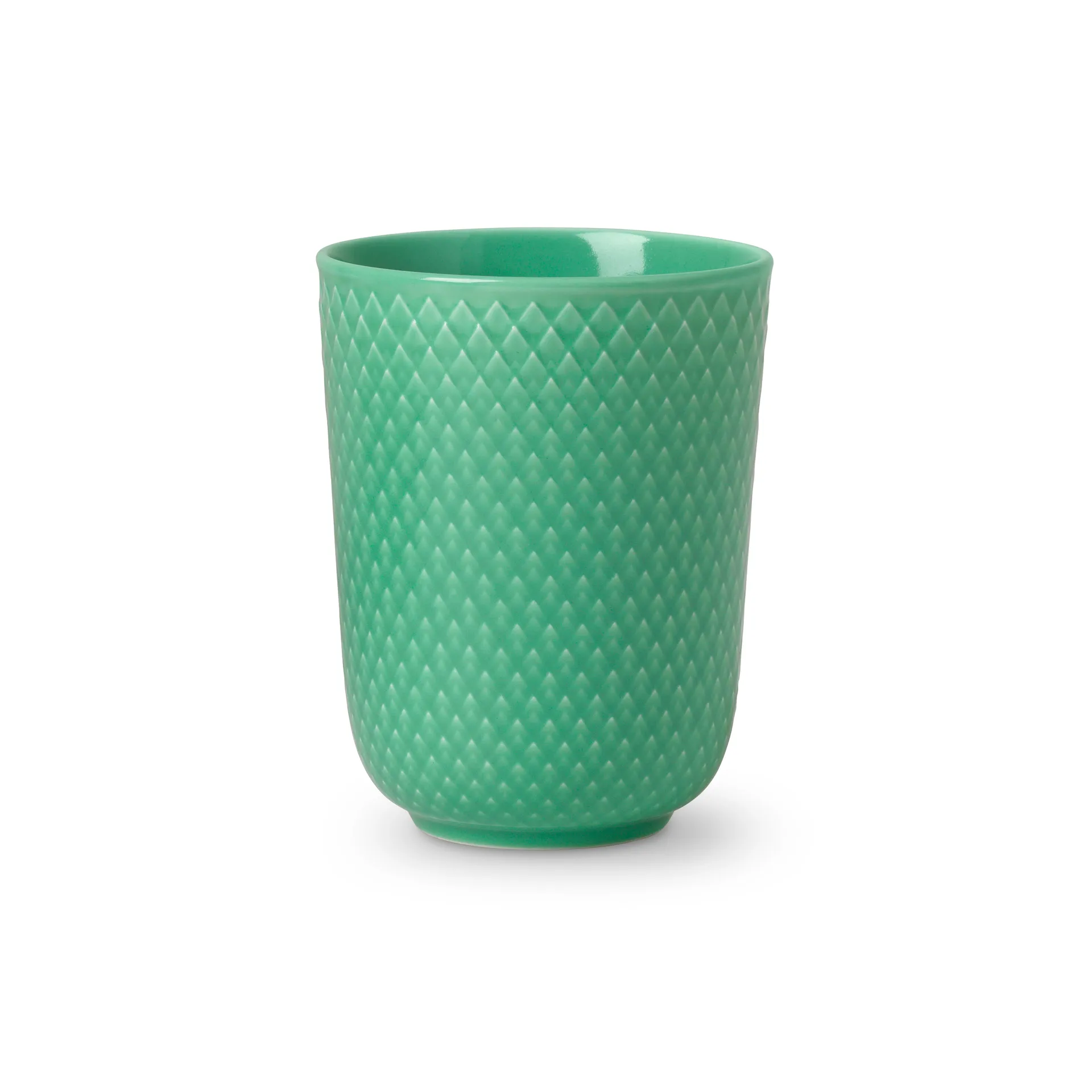 Taza sin asa Rhombe 33 cl, verde Lyngby Porcelæn
