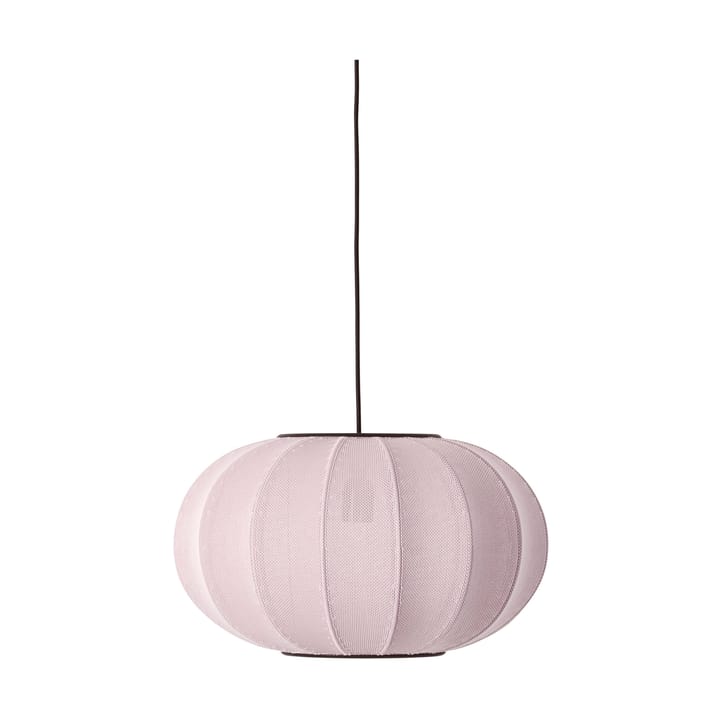 Lámpara colgante Knit-Wit 45 Oval - Light pink - Made By Hand