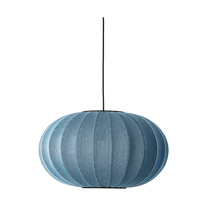 Lámpara colgante Knit-Wit 57 Oval - Blue stone - Made By Hand
