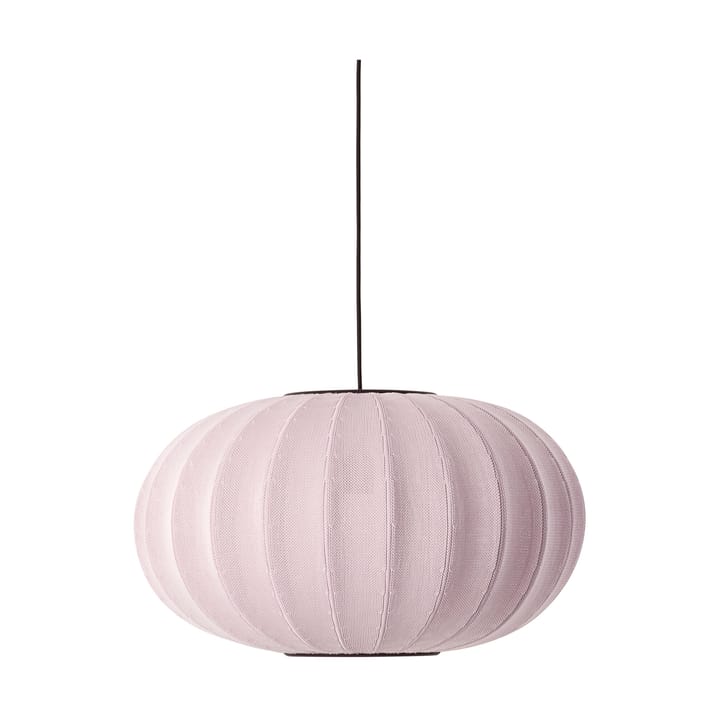 Lámpara colgante Knit-Wit 57 Oval - Light pink - Made By Hand