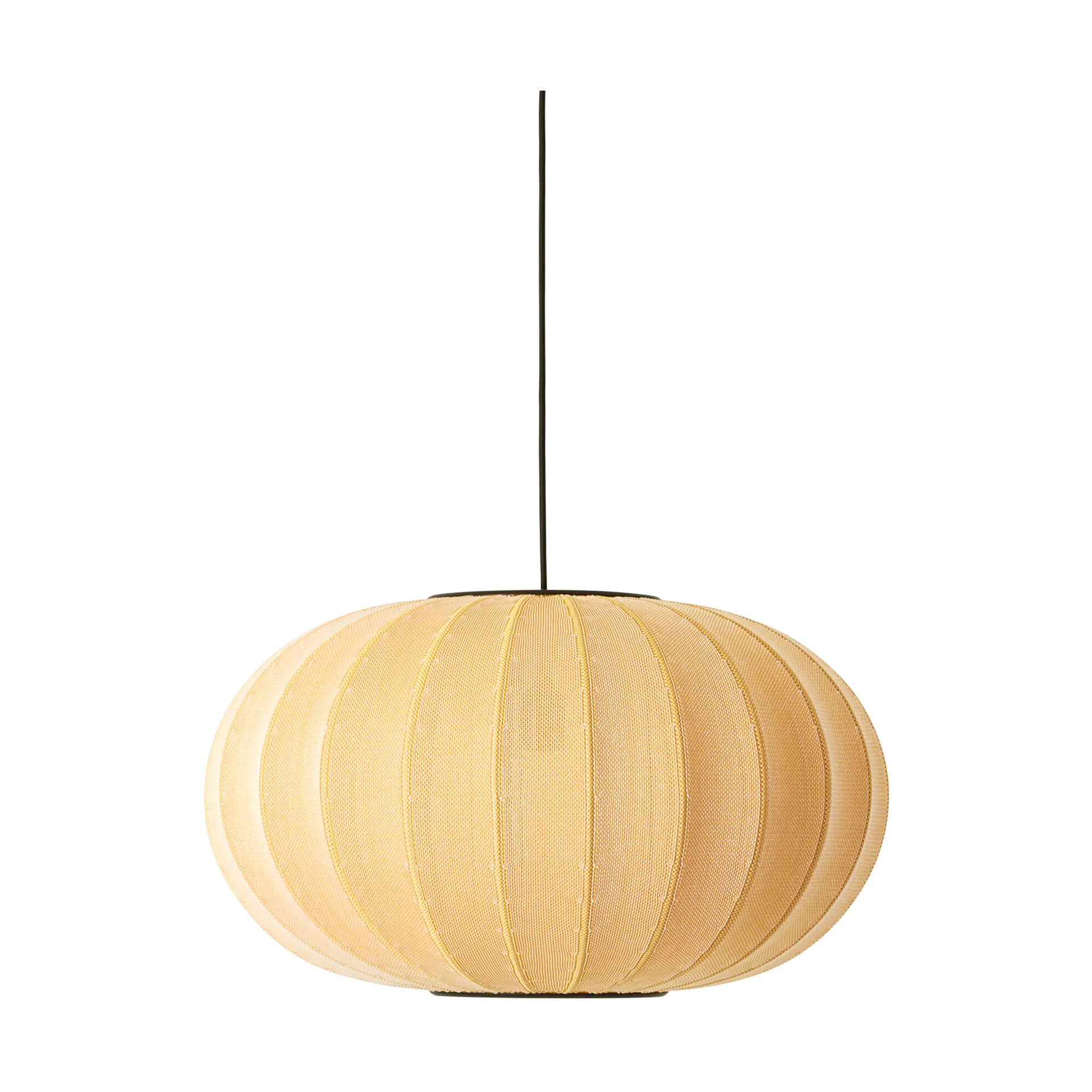 Lámpara colgante Knit-Wit 57 Oval, Sunrise Made By Hand