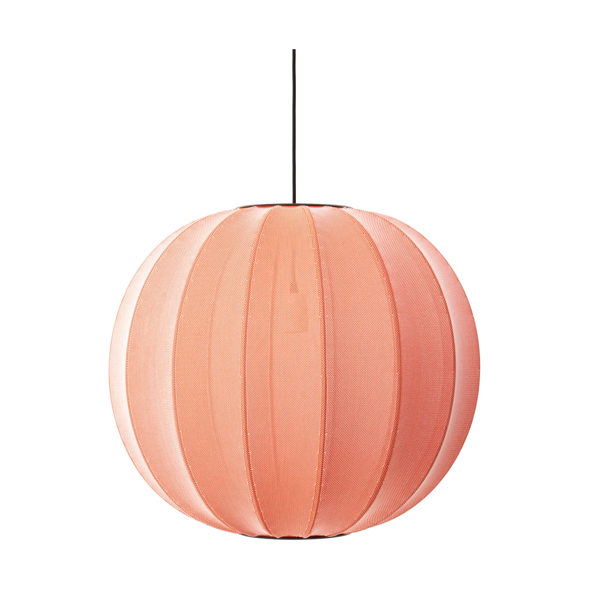 Lámpara colgante Knit-Wit 60 Round, Coral Made By Hand