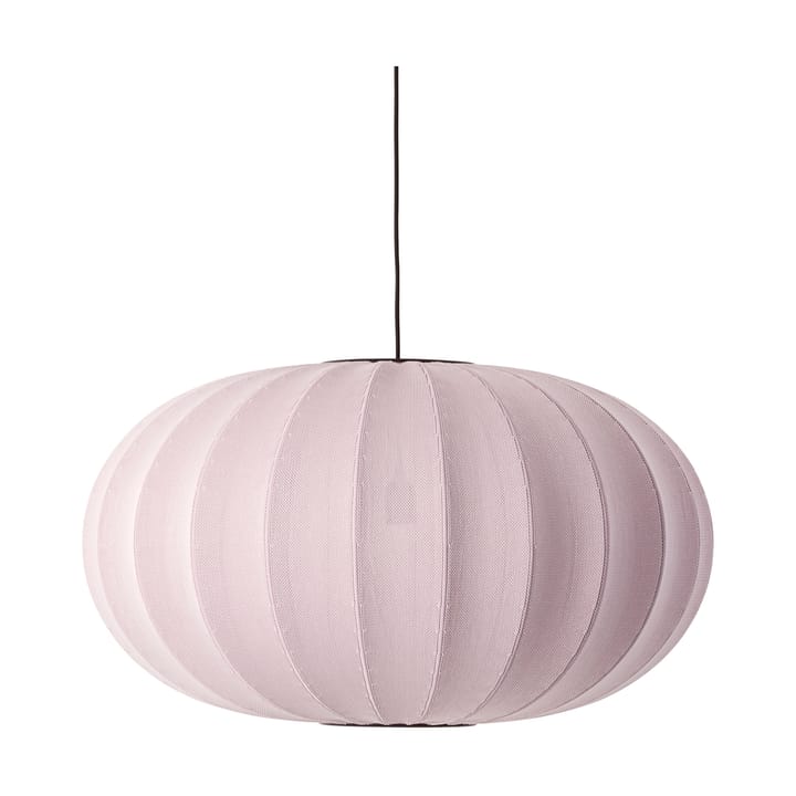 Lámpara colgante Knit-Wit 76 Oval - Light pink - Made By Hand