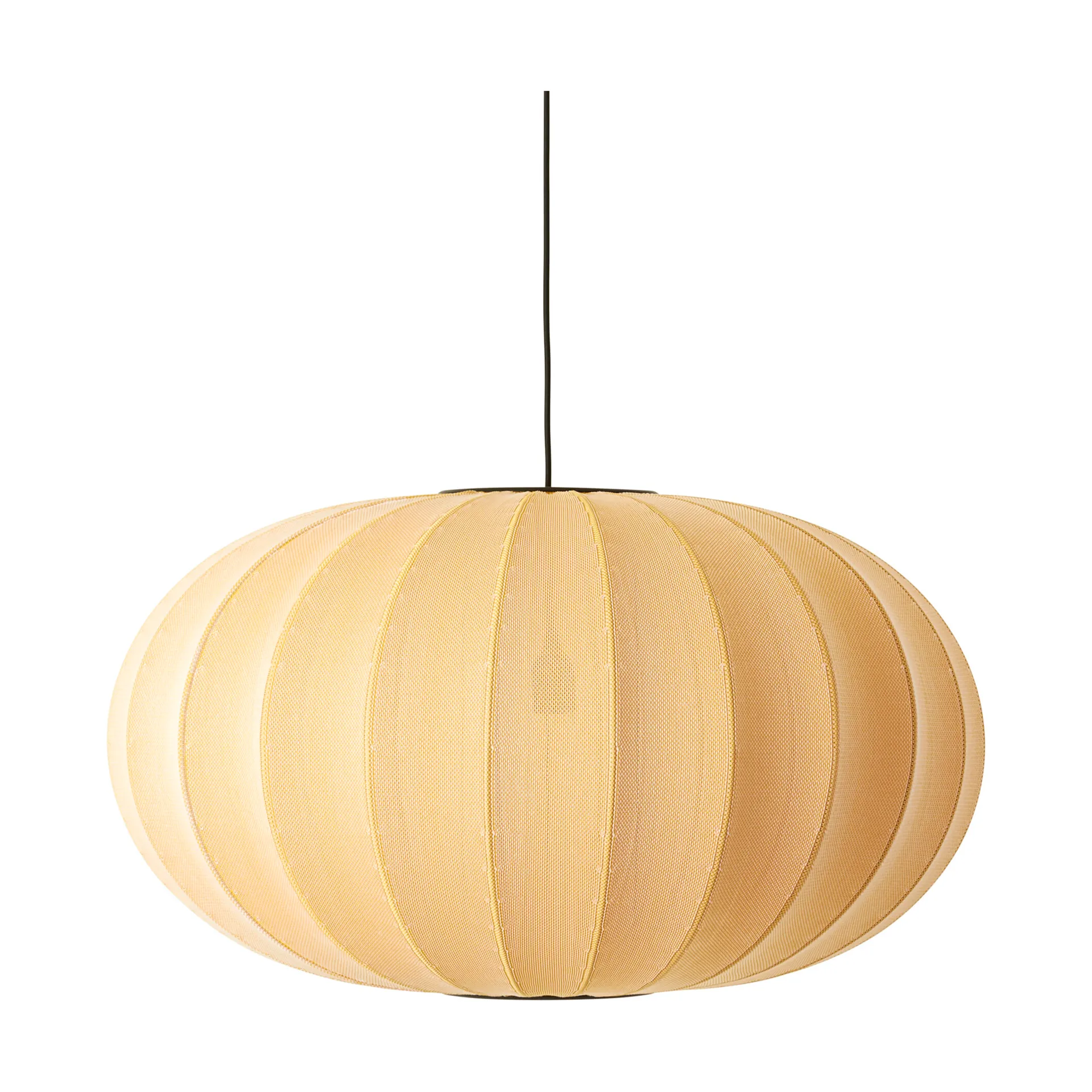 Lámpara colgante Knit-Wit 76 Oval, Sunrise Made By Hand