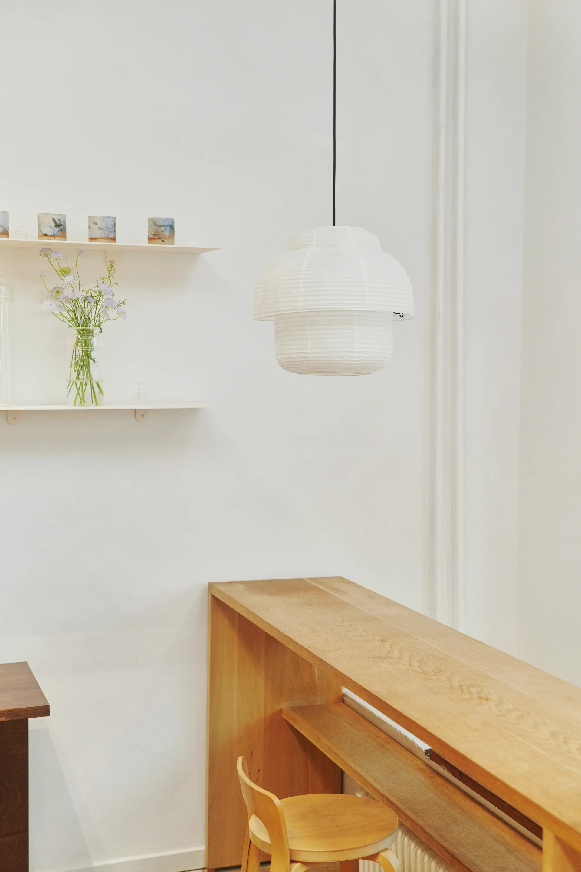 Lámpara colgante Papier Double Ø40 cm, White Made By Hand