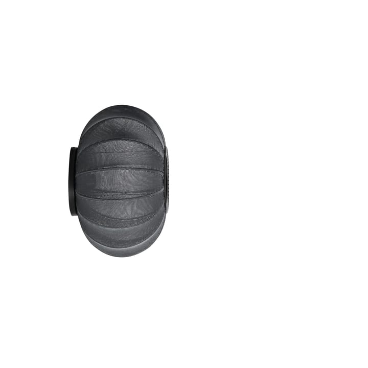 Lámpara de pared y techo Knit-Wit 45 Oval, Black Made By Hand