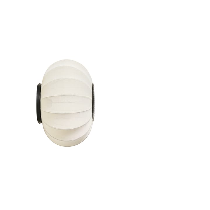 Lámpara de pared y techo Knit-Wit 45 Oval, Pearl white Made By Hand