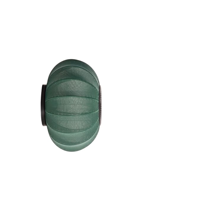 Lámpara de pared y techo Knit-Wit 45 Oval, Tweed green Made By Hand