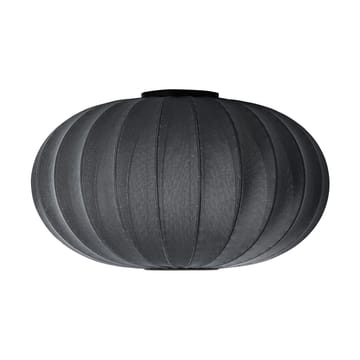 Lámpara de pared y techo Knit-Wit 76 Oval - Black - Made By Hand
