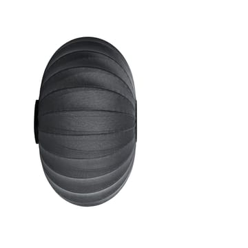 Lámpara de pared y techo Knit-Wit 76 Oval - Black - Made By Hand