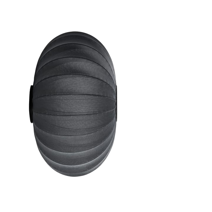 Lámpara de pared y techo Knit-Wit 76 Oval, Black Made By Hand