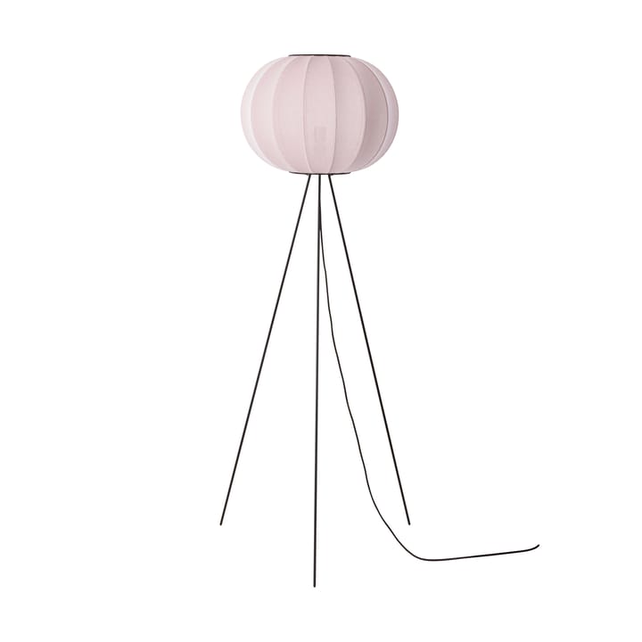 Lámpara de pie Knit-Wit 45 Round High - Light pink - Made By Hand