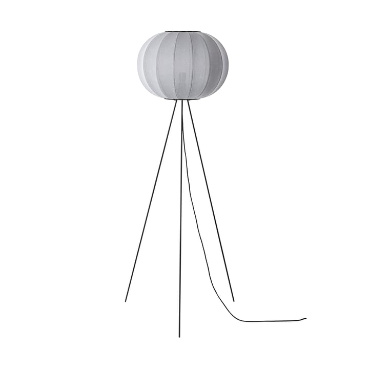 Lámpara de pie Knit-Wit 45 Round High - Silver - Made By Hand