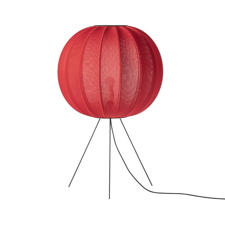 Lámpara de pie Knit-Wit 60 Round Medium - Maple red - Made By Hand