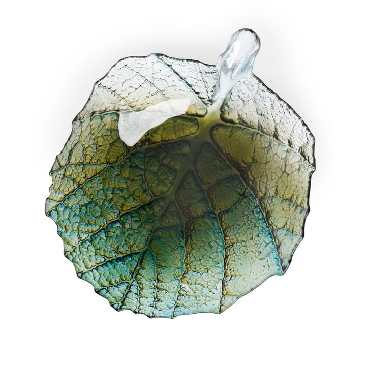Cuenco Folia grande, verde bosque Målerås Glasbruk